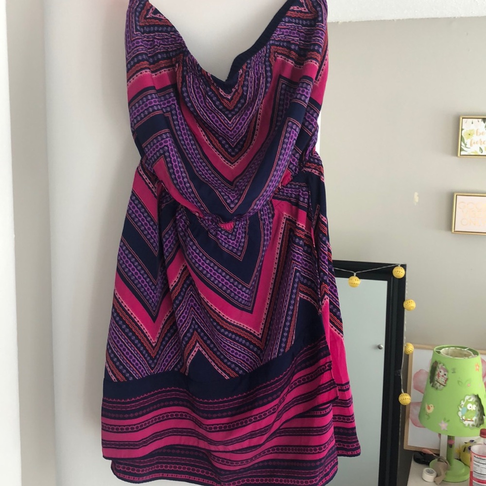 Express strapless dress